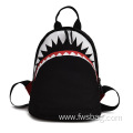 S M Two Size Adult Children Backpack 3D Anime Shark Kids School Bag for Boys